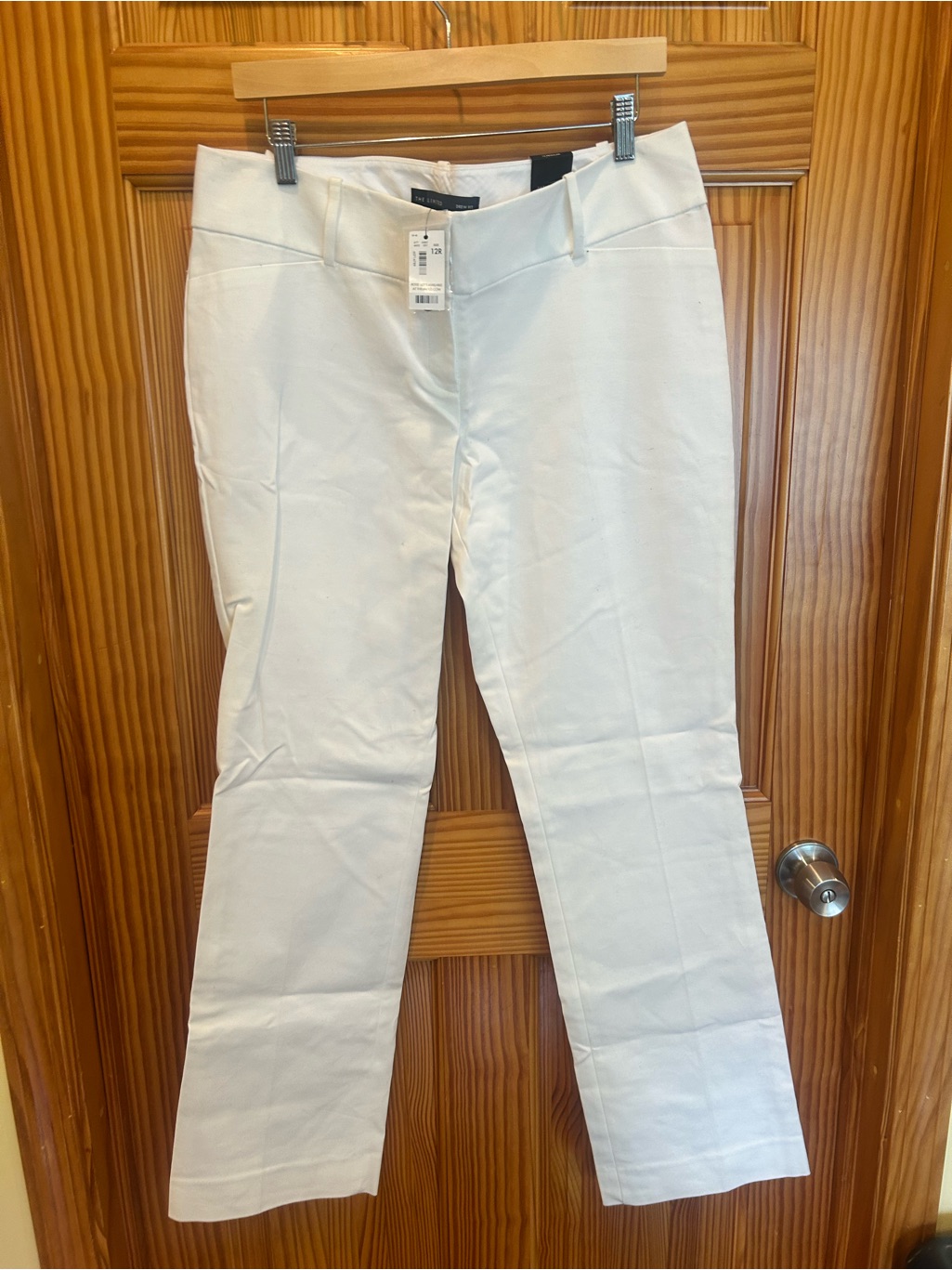 Drew Fit White Trousers Size 12